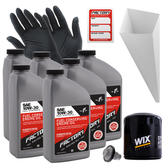 Oil Change Kit For Jeep Cherokee 1991-2001, Comanche 1991-1992, Grand Cherokee 1993-2004, Wrangler 1991-2006 4.0L 10W-30 Full Synthetic Oil - 6 Quarts
