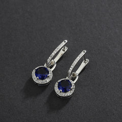 Long Crystal Earrings Zircon Long Crystal Earrings