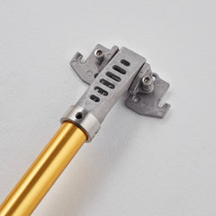 VEVOR Drywall Flat Box Handle, , Anodized Aluminum Flat Finishing Extension Handle, 5-Section Length Adjustable, Non-slip Grip And Painting For Plasterboard, Wallboard, Sheetrock