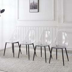 PET CHAIR 4PCS BLACK