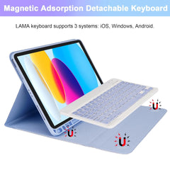 Keyboard Case for iPad 11th Gen (A16) 11 lnch 2025,Detachable Keyboard for iPad 10th Gen 10.9 lnch 2022 with Pencil Holder