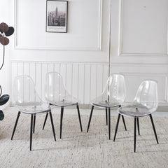PET CHAIR 4PCS BLACK