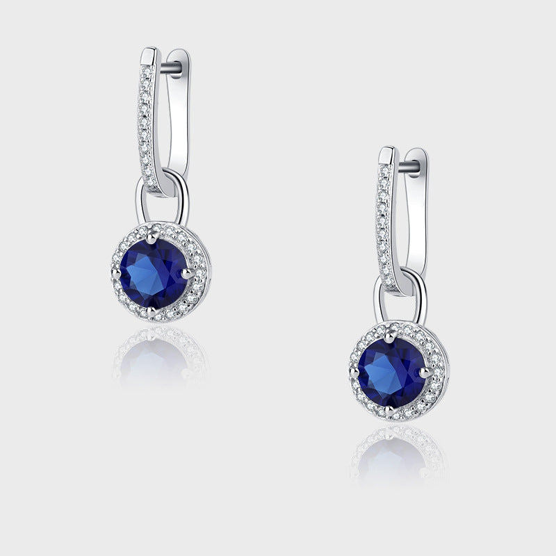 Long Crystal Earrings Zircon Long Crystal Earrings