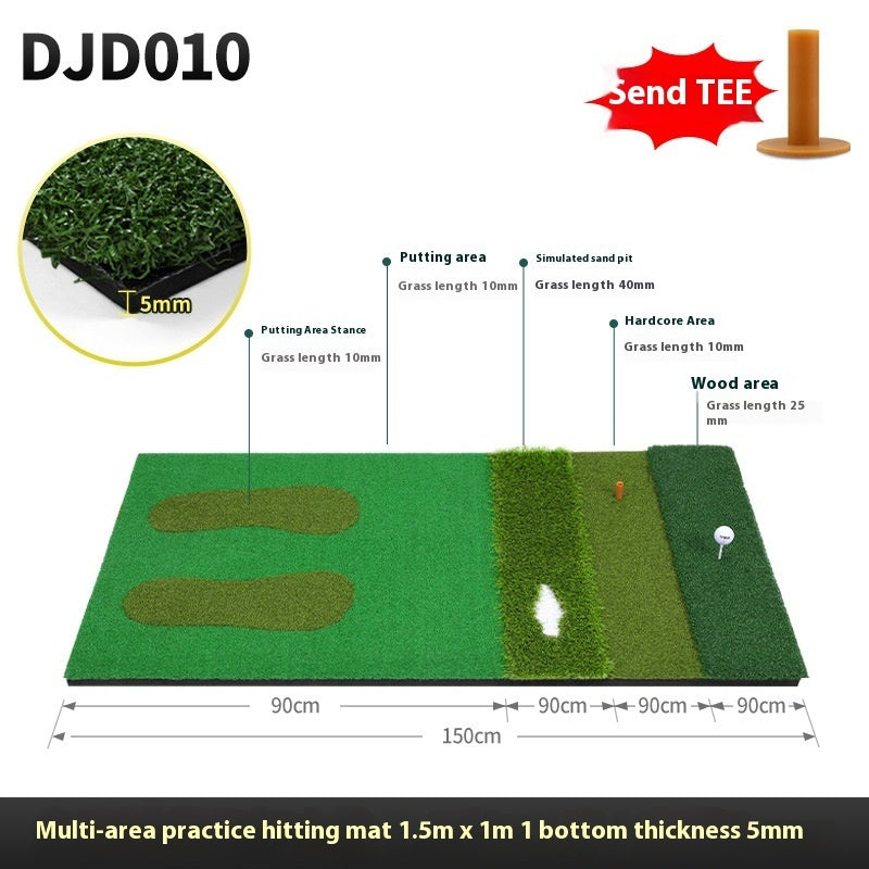 PGM Multifunctional Golf Pad Indoor Practice Ball Mat