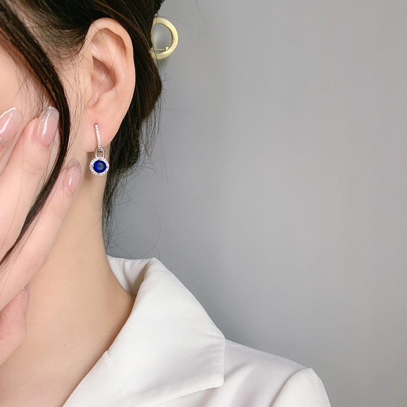 Long Crystal Earrings Zircon Long Crystal Earrings