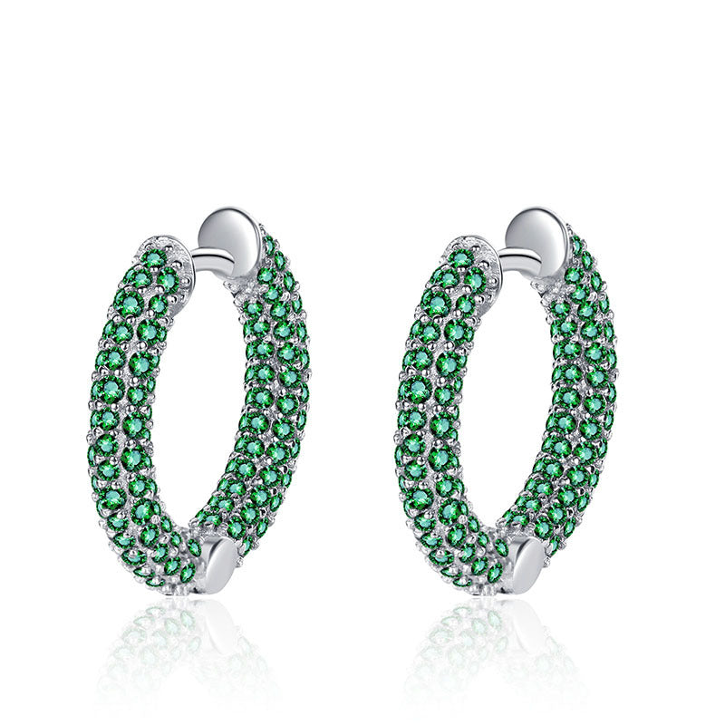 Sterling Silver 925 Niche Design Creative C-shaped Earrings