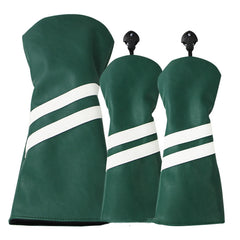 New  Wood Club Cover Double Stripe Wood Club Head Cover Club