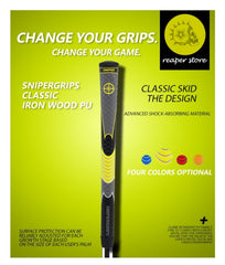 Genuine Grip 35G Super Light Iron Grip Wood Grip Men'S And Women'S Club Rubber Handle Set