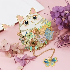 Cute Pet Metal Creative Bookmark