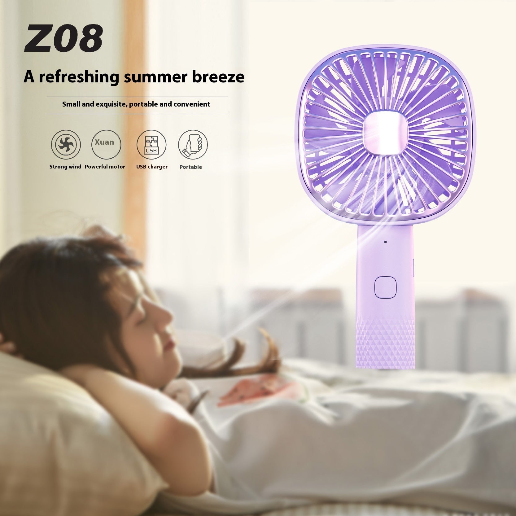 Rechargeable Desktop Mini Portable Electric Fan
