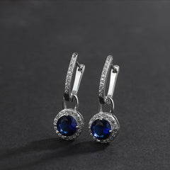 Long Crystal Earrings Zircon Long Crystal Earrings