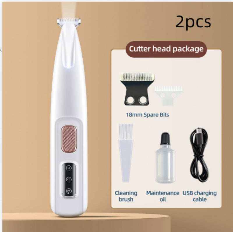Pet Shaver With Waterproof Wide Blade Head