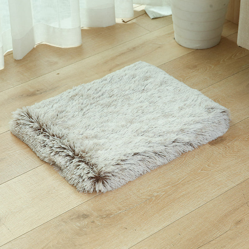 Pet winter plush square deep sleeping nest