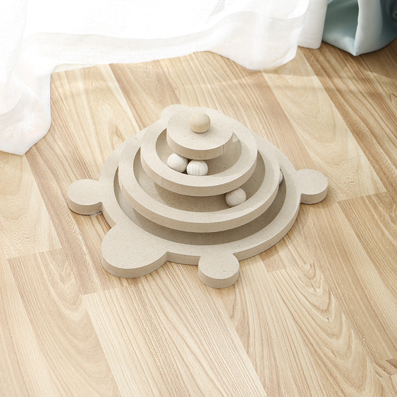 Pet Toy Turntable Turtle Cat Paw Ball