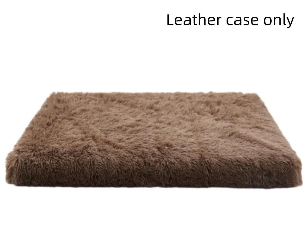 Pet winter plush square deep sleeping nest