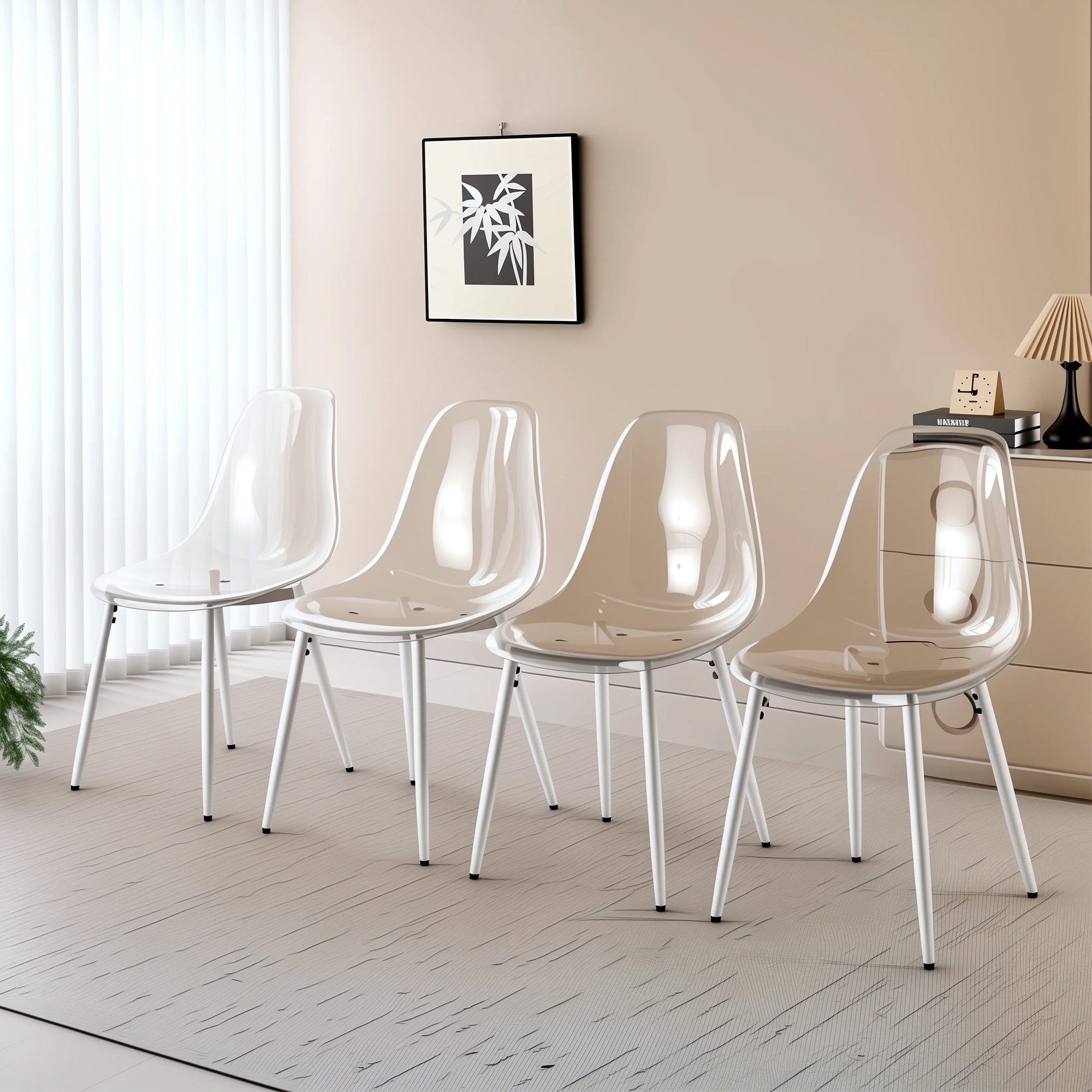PET CHAIR 4PCS WHITE