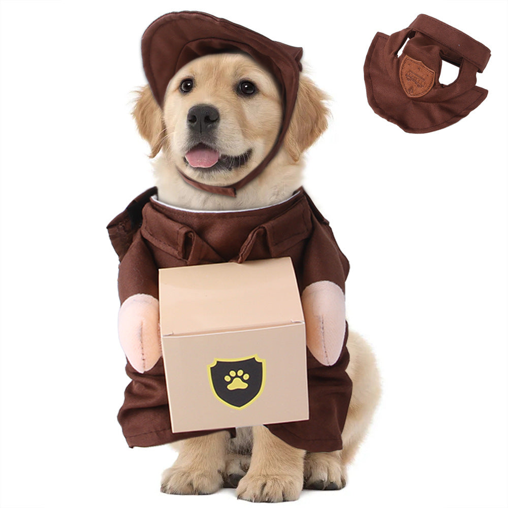 Cartoon Pet Cowboy Horseback Riding Costume Pet Supplies