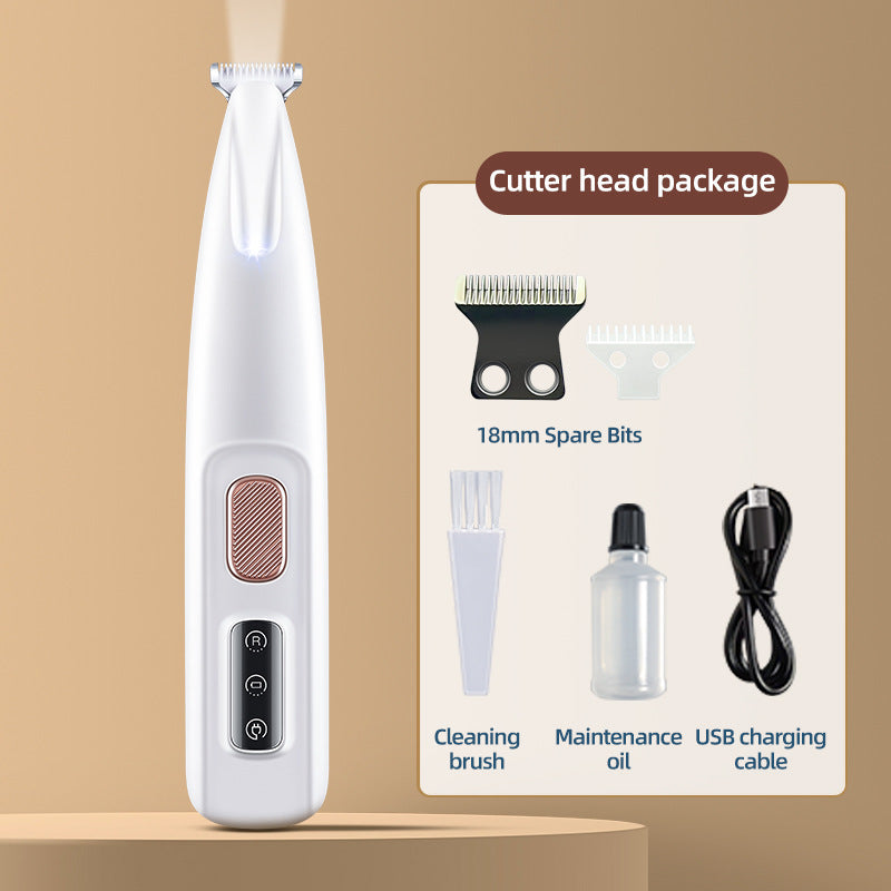Pet Shaver With Waterproof Wide Blade Head