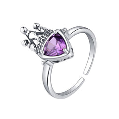 925 Sterling Silver Castle Love Ring