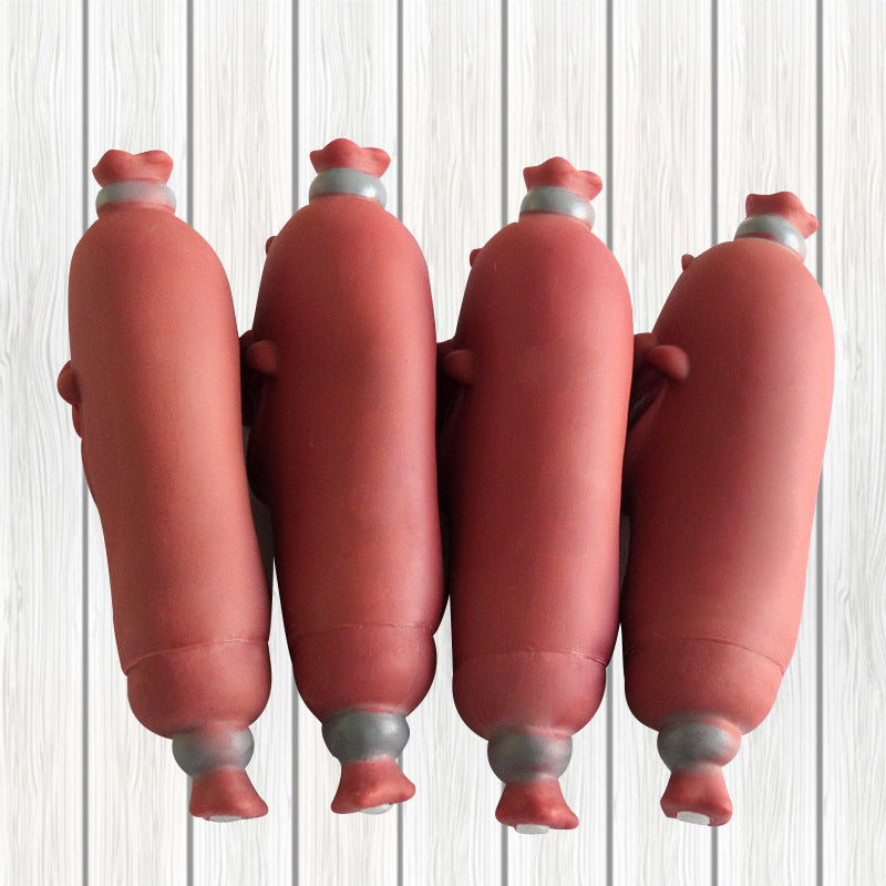 Creative Cartoon Vocal Sausage Pet Toy