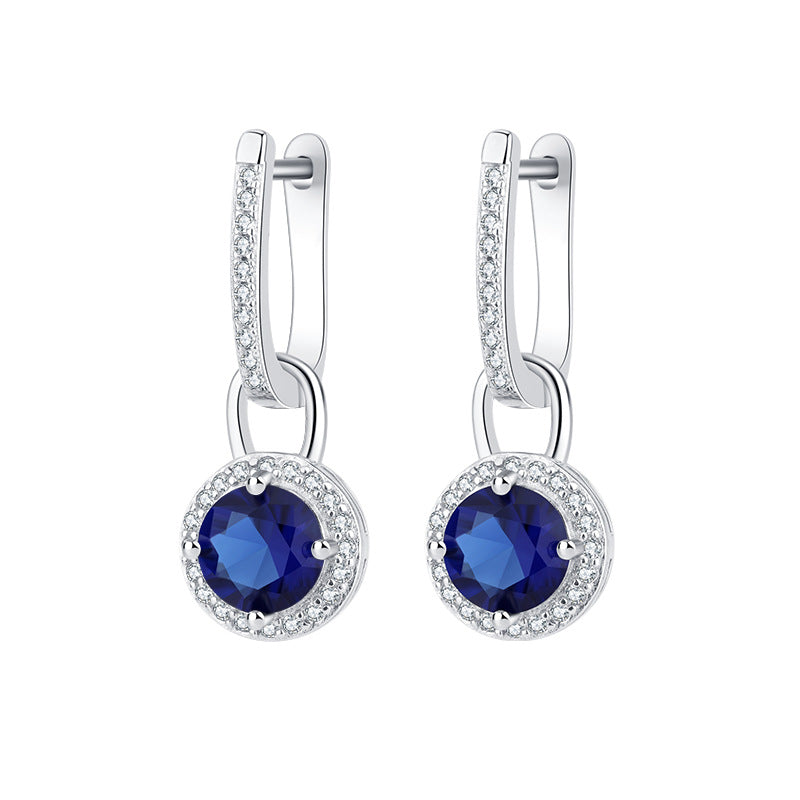 Long Crystal Earrings Zircon Long Crystal Earrings