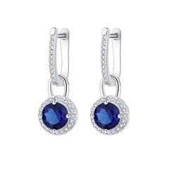 Long Crystal Earrings Zircon Long Crystal Earrings