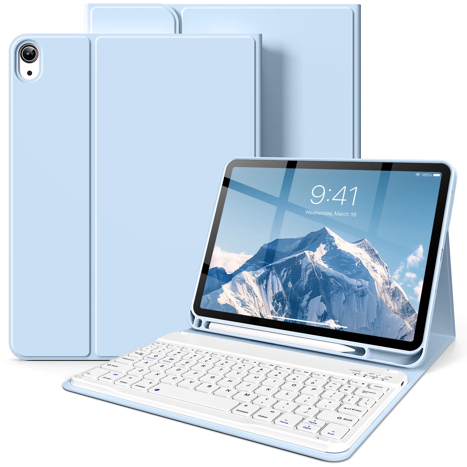 For iPad (A16) 11th Generation 2025 11 inch Keyboard Case,Cover for iPad 10th Gen 2022 10.9 inch Bluetooth Detachable Keyboard