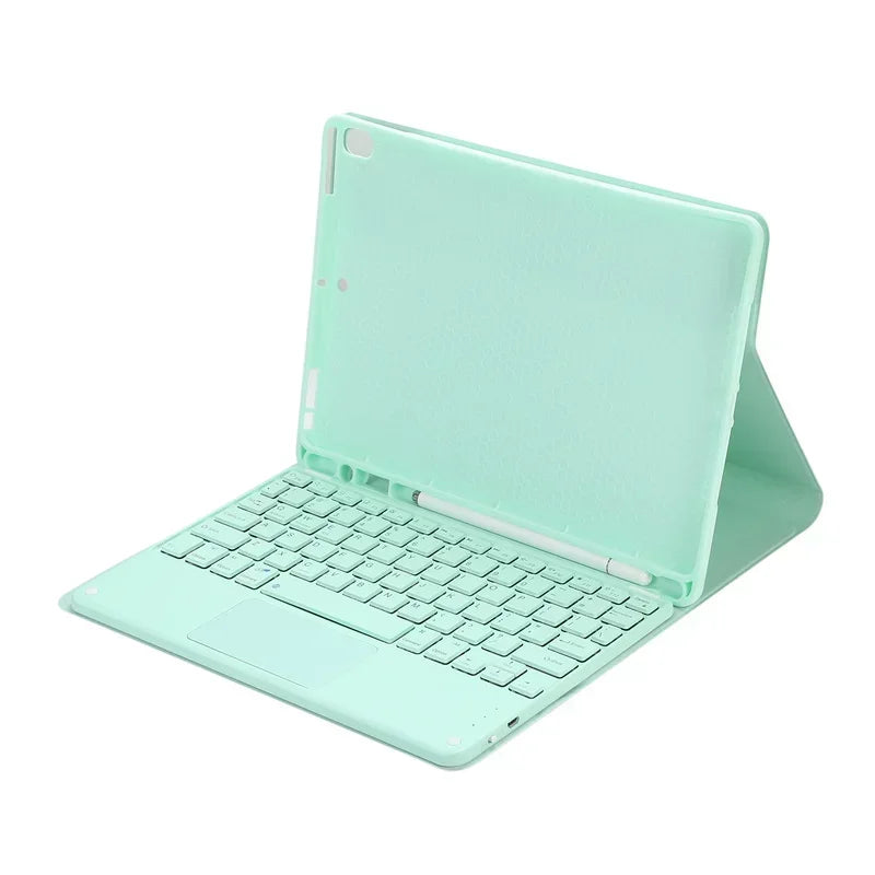 Case with Keyboard for iPad 11th Case A16 11 inch 2025 Touchpad Keyboard for iPad 11th Generation Cover with Pencil Slot Stand