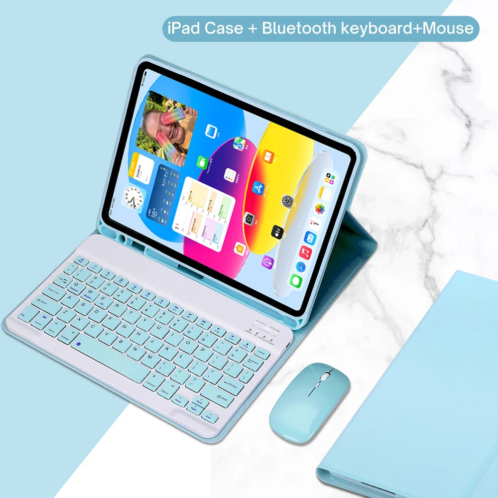 Keyboard Case for iPad 11th Gen (A16) 11 lnch 2025,Detachable Keyboard for iPad 10th Gen 10.9 lnch 2022 with Pencil Holder