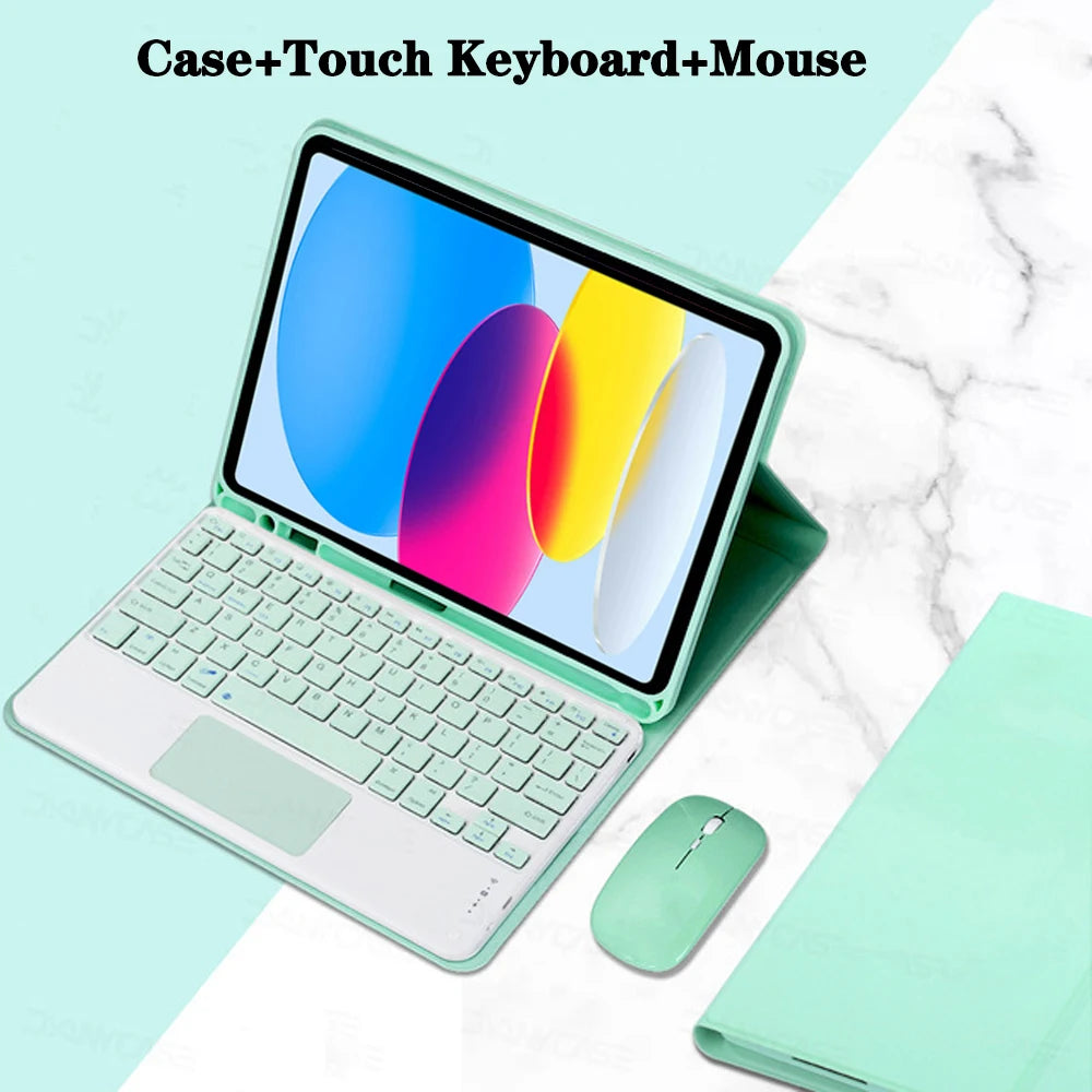 Keyboard Case for iPad 11th Gen (A16) 11 lnch 2025,Detachable Keyboard for iPad 10th Gen 10.9 lnch 2022 with Pencil Holder