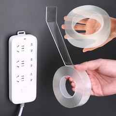 2MM Thick 1/2/3Meter Nano Double Sided Tape Transparent NoTrace Reusable Waterproof Adhesive Tape Cleanable Home Accessories
