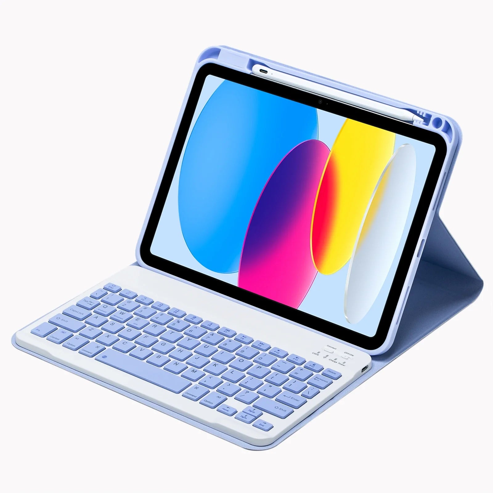 Keyboard Case for iPad 10.2 7 8 9th 10th Generation Funda Pro 11 Air 4 5 3 2 10.9 9.7 10.2 10.5 Russian Spanish Keyboard Covers
