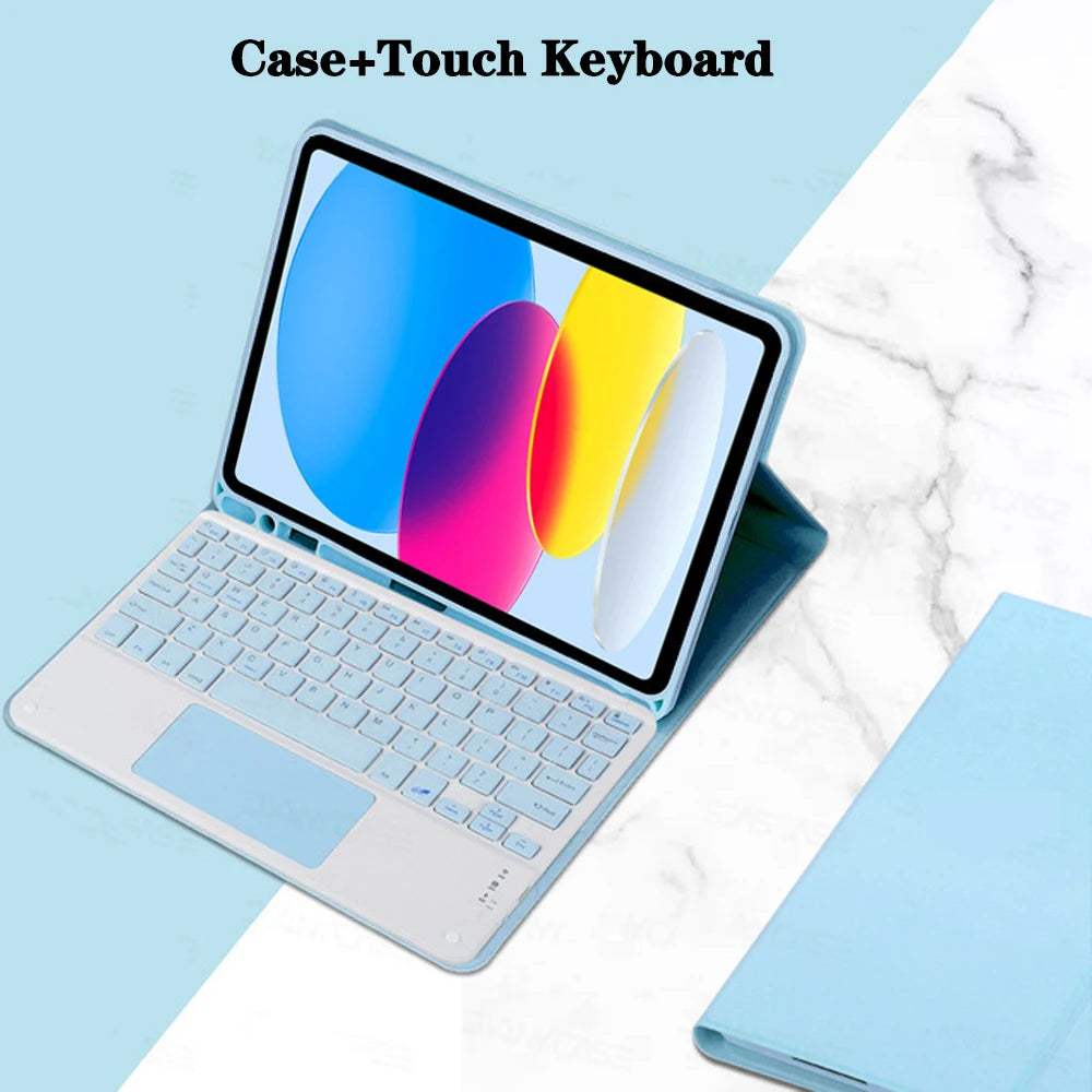 Keyboard Case for iPad 11th Gen (A16) 11 lnch 2025,Detachable Keyboard for iPad 10th Gen 10.9 lnch 2022 with Pencil Holder