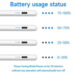 Stylus Pen For Apple Pencil with LED Power Indicators Palm Rejection Touch Pencil for 2022 2021 2020 2019 2018 iPad pencil
