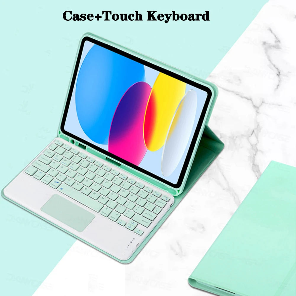 Keyboard Case for iPad 11th Gen (A16) 11 lnch 2025,Detachable Keyboard for iPad 10th Gen 10.9 lnch 2022 with Pencil Holder