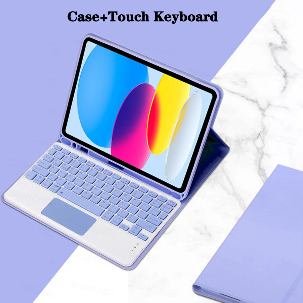 Keyboard Case for iPad 11th Gen (A16) 11 lnch 2025,Detachable Keyboard for iPad 10th Gen 10.9 lnch 2022 with Pencil Holder