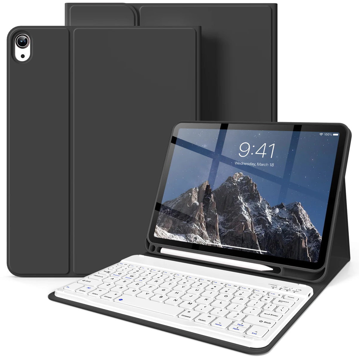 For iPad (A16) 11th Generation 2025 11 inch Keyboard Case,Cover for iPad 10th Gen 2022 10.9 inch Bluetooth Detachable Keyboard