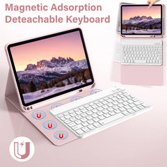 For iPad (A16) 11th Generation 2025 11 inch Keyboard Case,Cover for iPad 10th Gen 2022 10.9 inch Bluetooth Detachable Keyboard