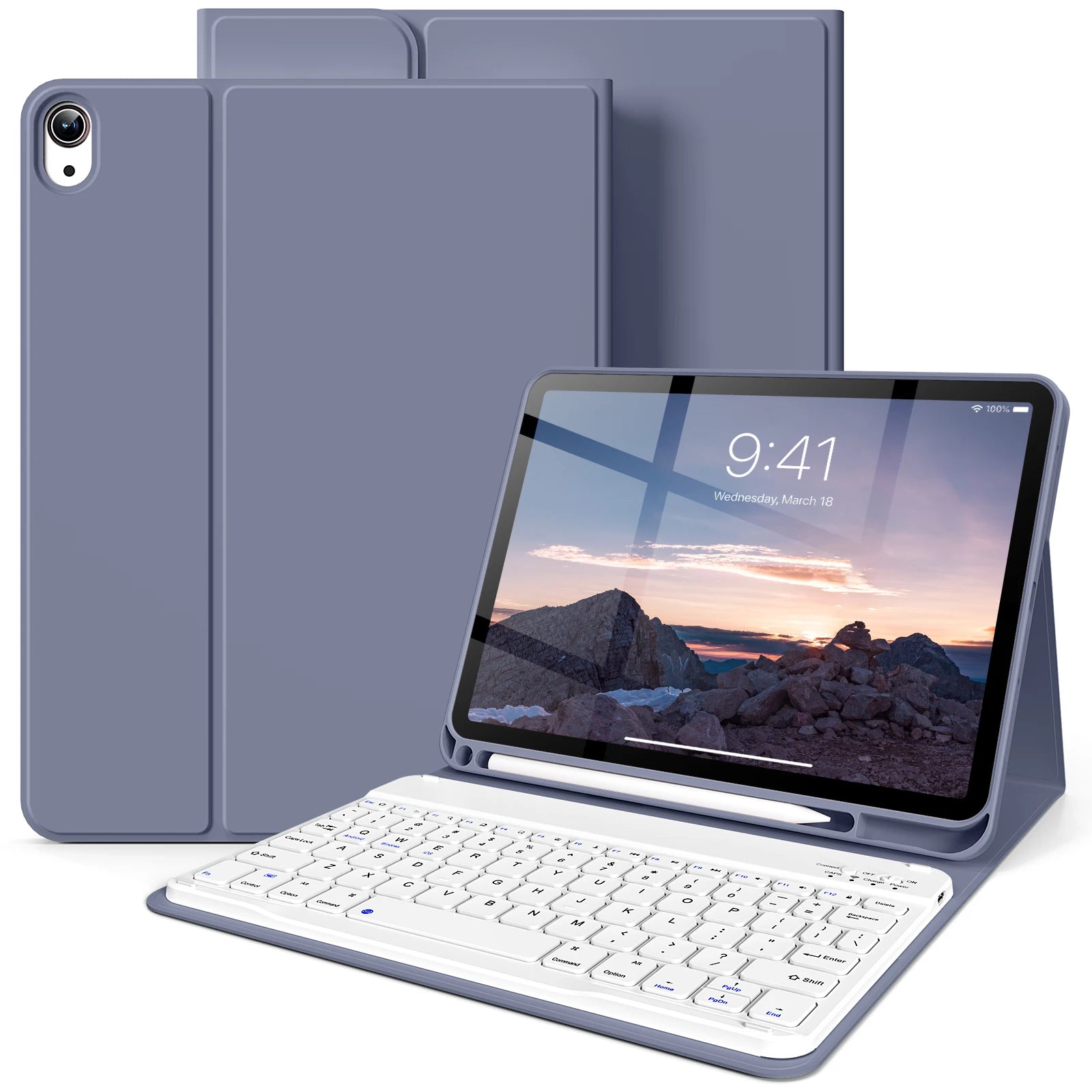 For iPad (A16) 11th Generation 2025 11 inch Keyboard Case,Cover for iPad 10th Gen 2022 10.9 inch Bluetooth Detachable Keyboard