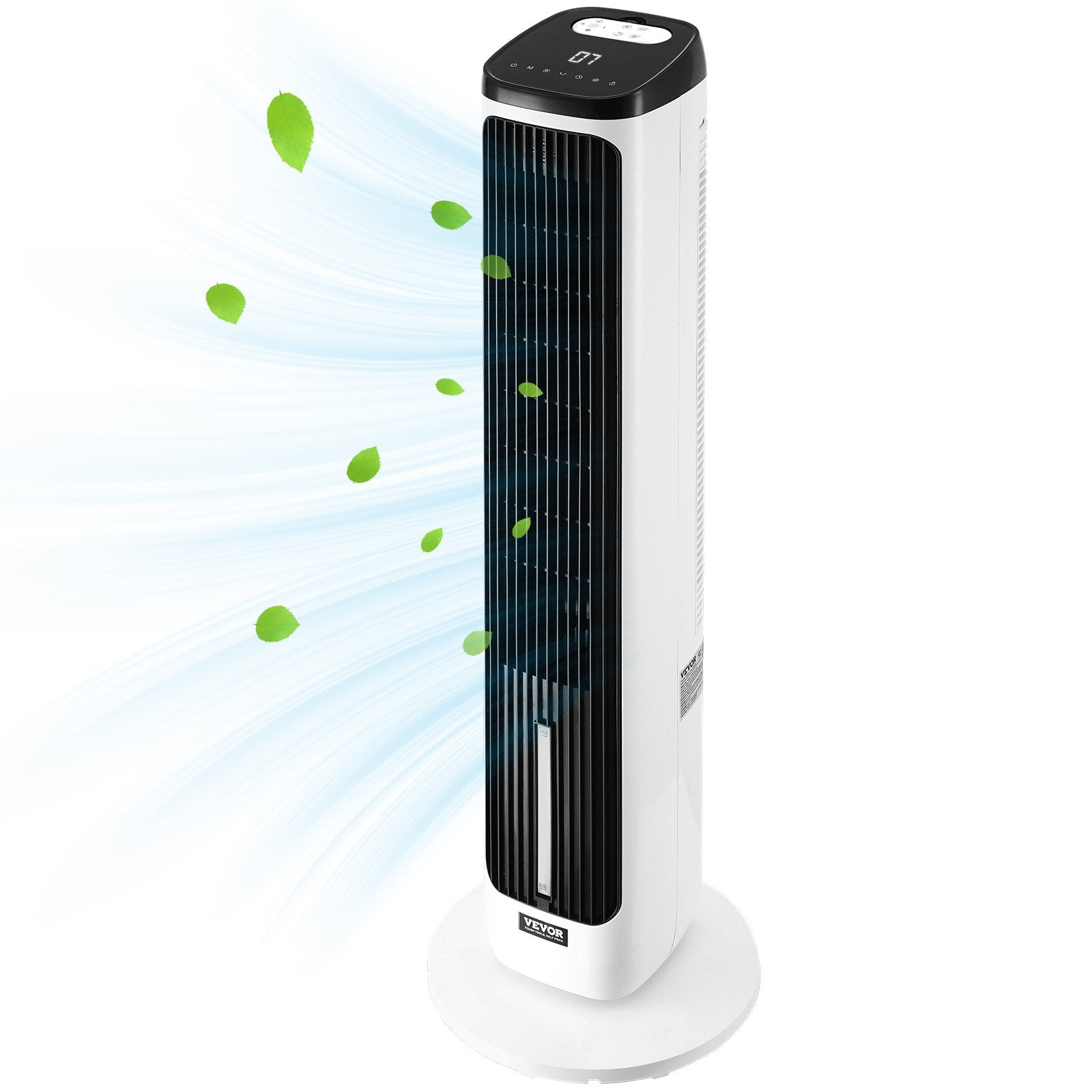 Oscillating Tower Fan 24H Timer High Velocity With Remote Control