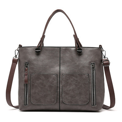Retro Large-capacity Handbags Simple Crossbody Shoulder Bags For Women