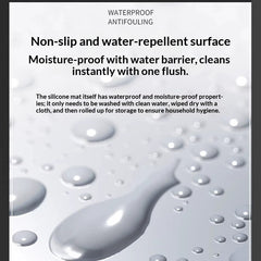 New Pet Silicone Non-slip Waterproof Placemat