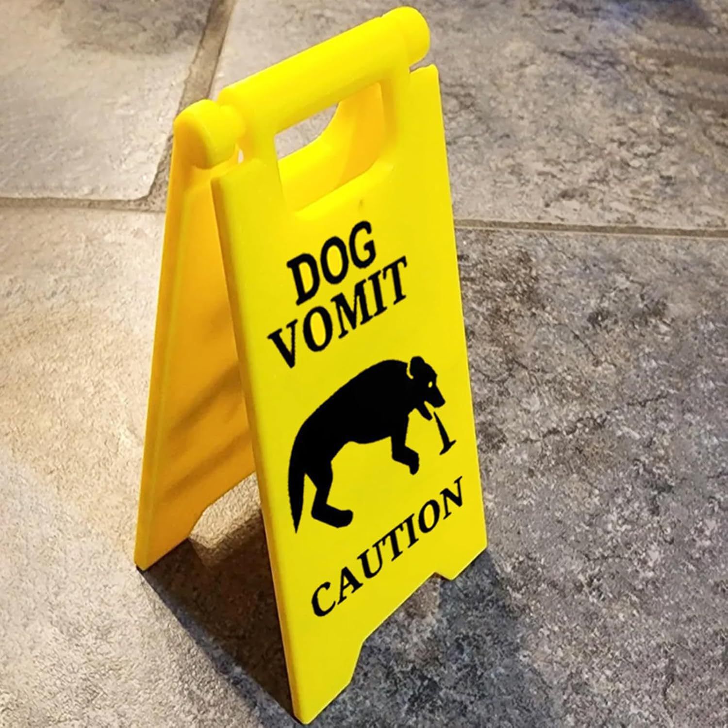 Funny Cat Pet Vomiting Warning Sign