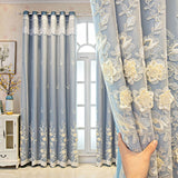 Bedroom Shading Wedding Home Double Open Curtain Finished Set