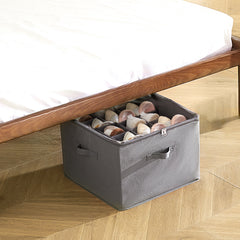 Vevor Sturdy Under Bed Shoe Storage Organizer, Adjustable Dividers Fit 16 Compartments, Shoe Storage Organizer For Closet Organization With Clear Cover, Shoe Rack & Basket, For Closet, Entryway, Trunk