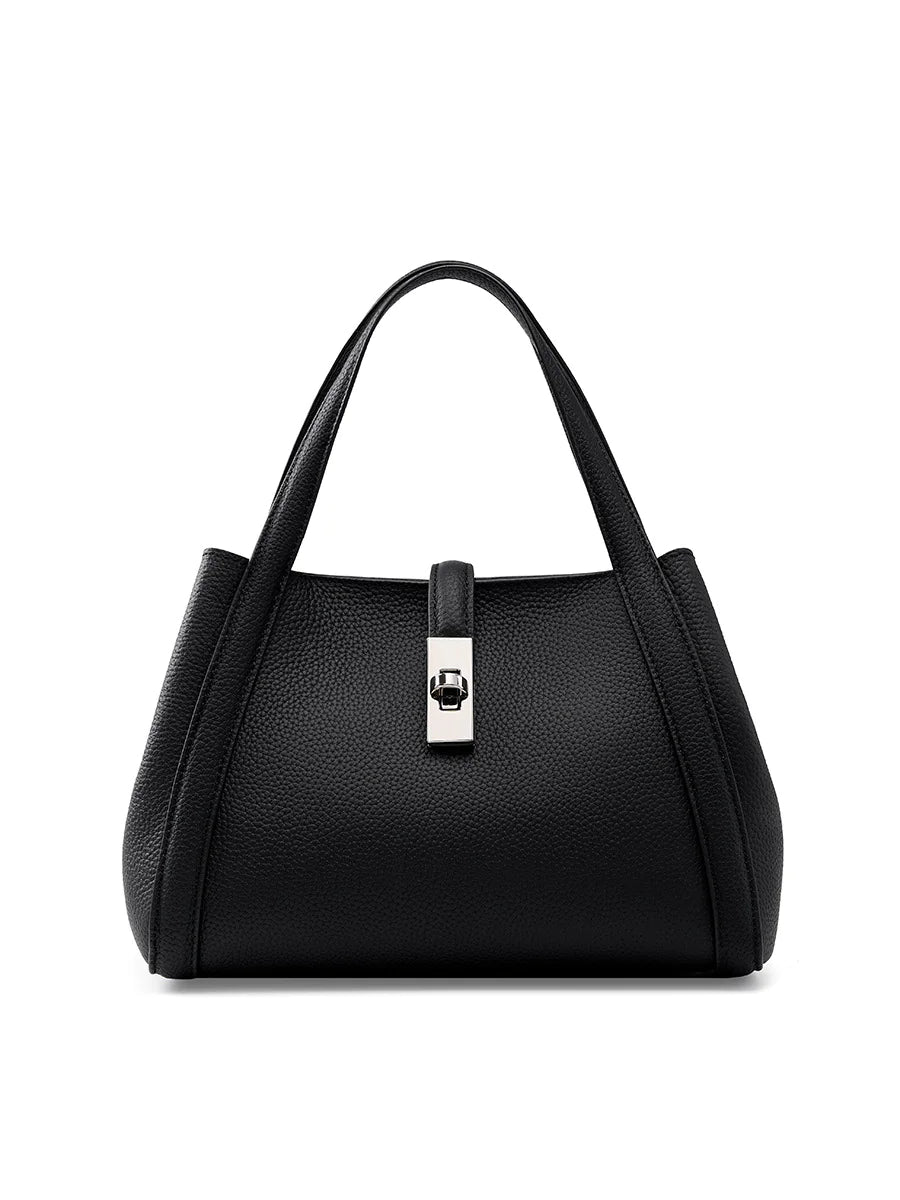 Chic Korean Leather Tote