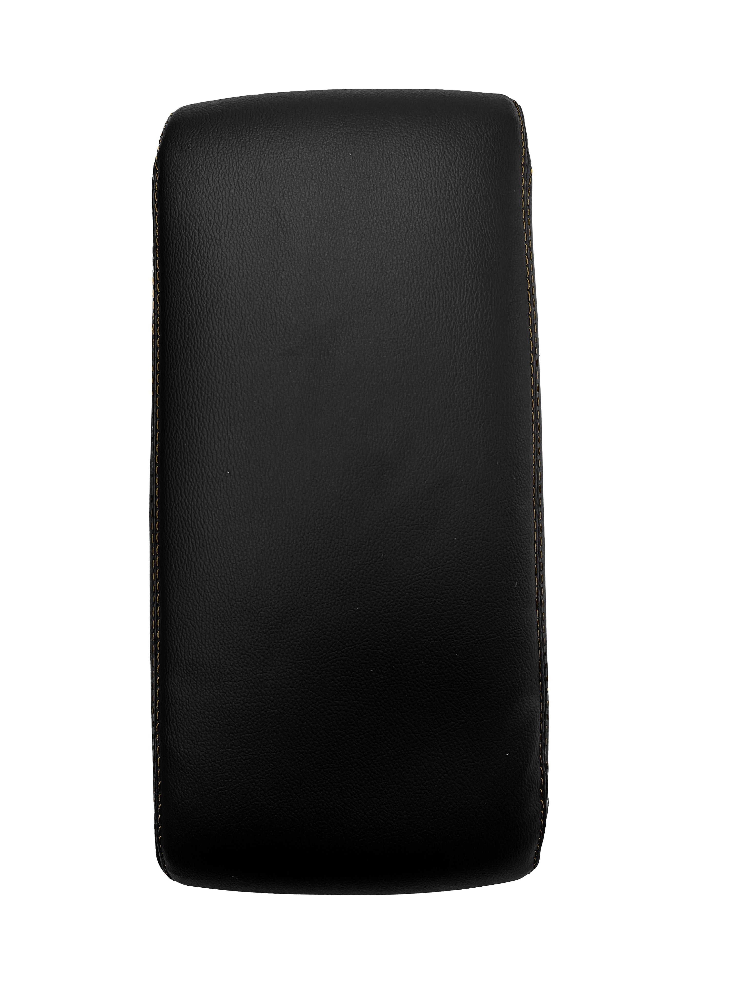 Black Leather Console Armrest Cover Compatible With 2015-2019 Subaru Legacy Outback