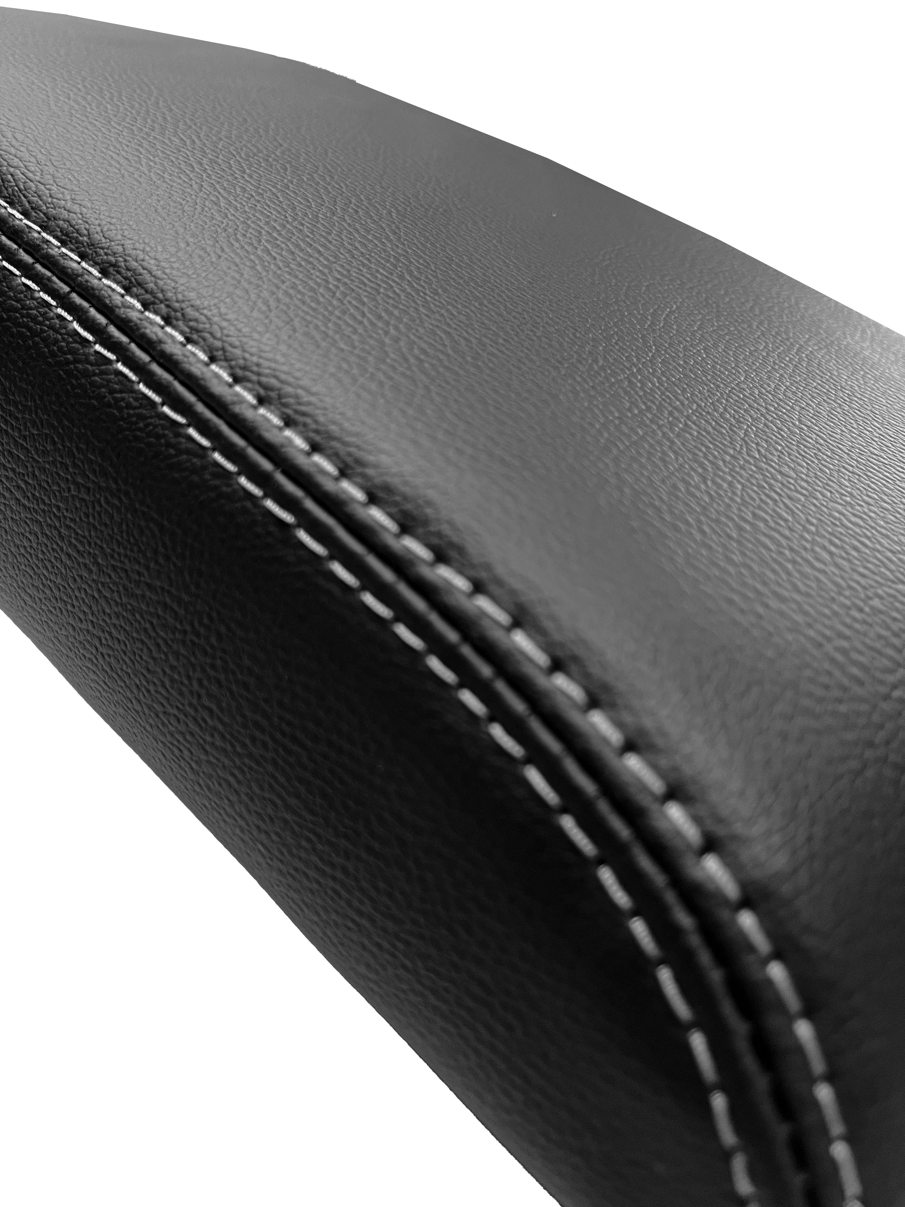 Black Leather Console Armrest Cover Compatible With 2015-2019 Subaru Legacy Outback